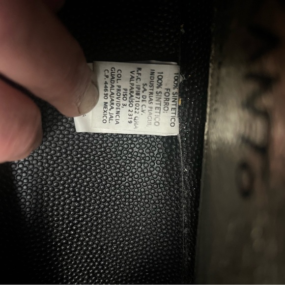 W Capsule Backpack with adjustable straps. Heart print on black material. - Picture 11 of 16